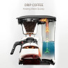 Cafetière et théière 3 en 1 HIBREW : filtre, verseuse, verseuse en verre